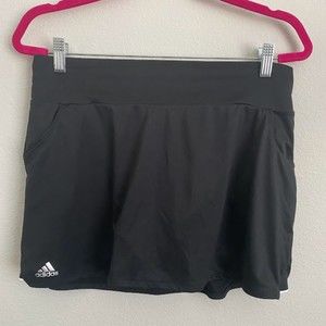 Adidas Aeroready Women's Black Stretch Golf Skorts with Pockets L
